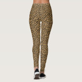 Leopardenprint Tierprint Leggings (Rückseite)