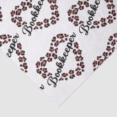 Leopardenrahmen für Buchhalter Seidenpapier (Detail)