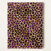 Leopardenrosa und Gold Planer (Rückseite)