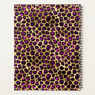 Leopardenrosa und Gold Planer
