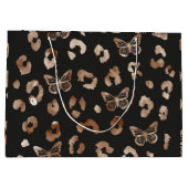 Leopardenschmetterling Große Geschenktüte (Rückseite)