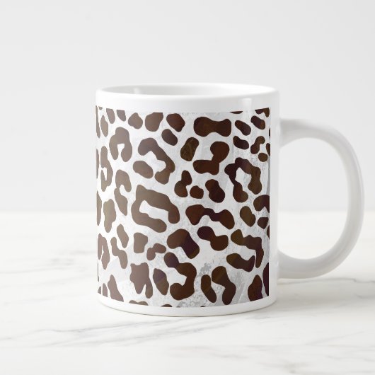 Leopardenschokolade Jumbo-Tasse (Rechts)