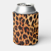 Leopardenstruktur, afrikanisches Tiermuster. Dosenkühler (Kanne Rückseite)