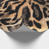 Leopardenstruktur Geschenkpapier (Ecke)