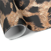 Leopardenstruktur Geschenkpapier (Rolleneckpunkt)