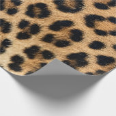 Leopardenstruktur Geschenkpapier (Ecke)