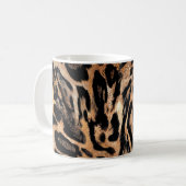 Leopardenstruktur Kaffeetasse (Vorderseite Links)