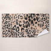 Leopardenstruktur, Leopardenmuster Badehandtuch (Badehandtuch)
