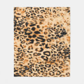 Leopardenstruktur, Leopardenmuster Fleecedecke (Vorderseite)