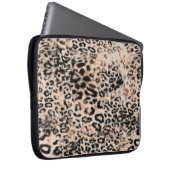 Leopardenstruktur, Leopardenmuster Laptopschutzhülle (Vorne Rechts)