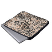 Leopardenstruktur, Leopardenmuster Laptopschutzhülle (Vorne Knopf)