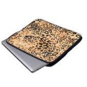 Leopardenstruktur, Leopardenmuster Laptopschutzhülle (Vorne Knopf)