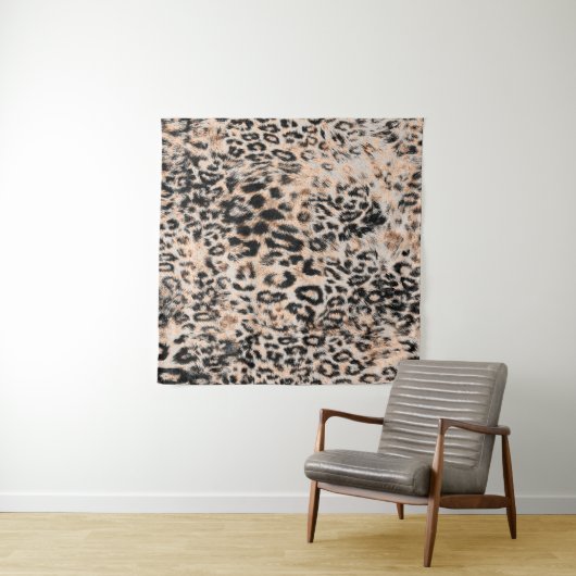 Leopardenstruktur, Leopardenmuster Wandteppich (Beispiel)