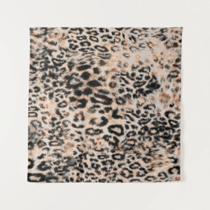 Leopardenstruktur, Leopardenmuster Wandteppich