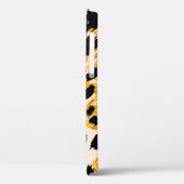 Leopardenstruktur mit goldbarocken Mustern Case-Mate iPhone Hülle (Rückseite / Links)