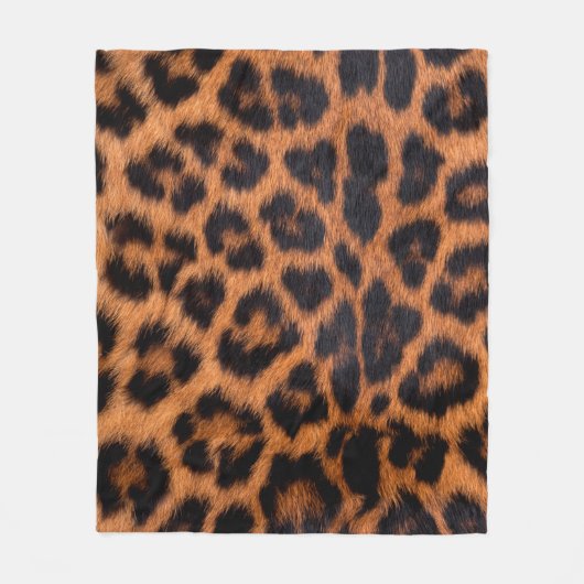 Leopardenstruktur: Naher Leopardenfleck Fleecedecke (Vorderseite)