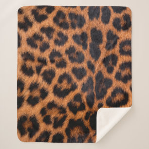 Leopardenstruktur: Naher Leopardenfleck Sherpadecke