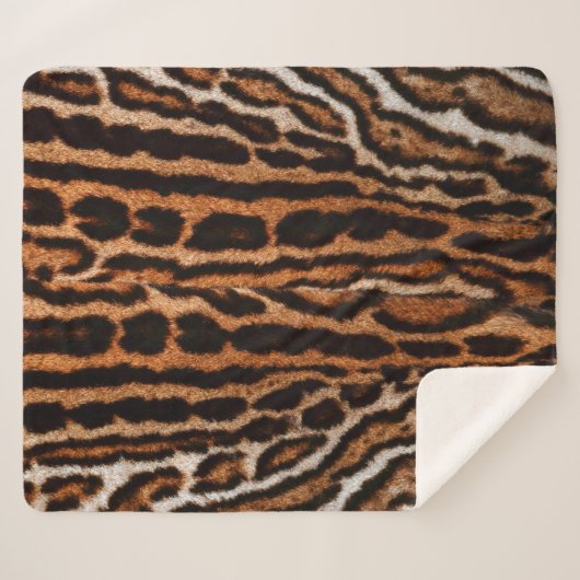 Leopardenstruktur Sherpadecke (Vorderseite (Horizontal))