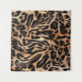 Leopardenstruktur Wandteppich (Vorderseite (Horizontal))