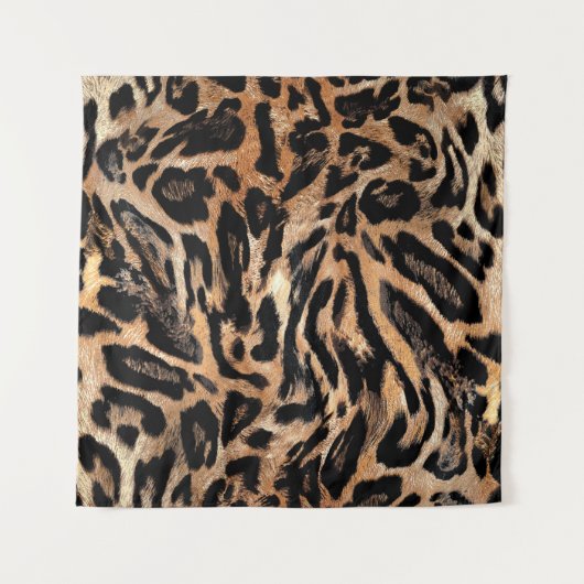 Leopardenstruktur Wandteppich (Vorderseite)
