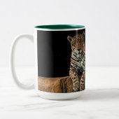 Leopardentasse Zweifarbige Tasse (Links)