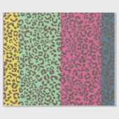 Leopardenzebramuster Papier Geschenkpapier (Flach)