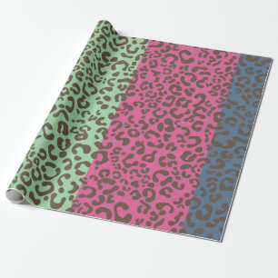 Leopardenzebramuster Papier Geschenkpapier