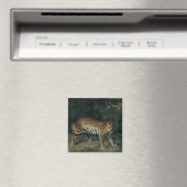 Leopardess (von Jean-Baptiste Oudry) Magnet (In Situ (Geschirrspüler))