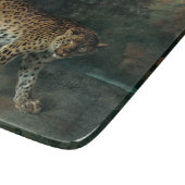 Leopardess (von Jean-Baptiste Oudry) Schneidebrett (Ecke)
