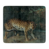 Leopardess (von Jean-Baptiste Oudry) Schneidebrett (Vorderseite)