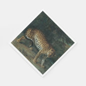 Leopardess (von Jean-Baptiste Oudry) Serviette (Ecke)
