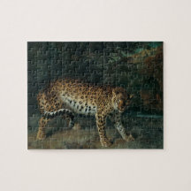 Leopardess (weiblicher Leopard) (Jean-Baptiste Oud
