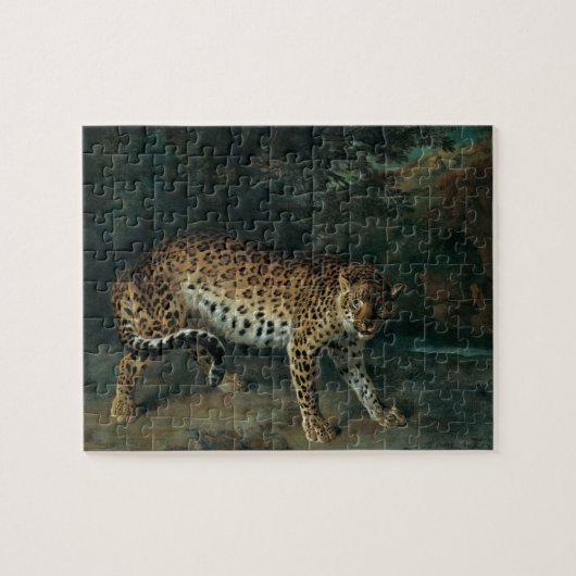 Leopardess (weiblicher Leopard) (Jean-Baptiste Oud Puzzle (Horizontal)