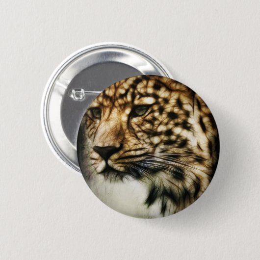 Leopardfläche Button (Vorne & Hinten)