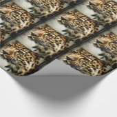 Leopardfläche Geschenkpapier (Ecke)