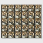 Leopardfläche Geschenkpapier (Flach)