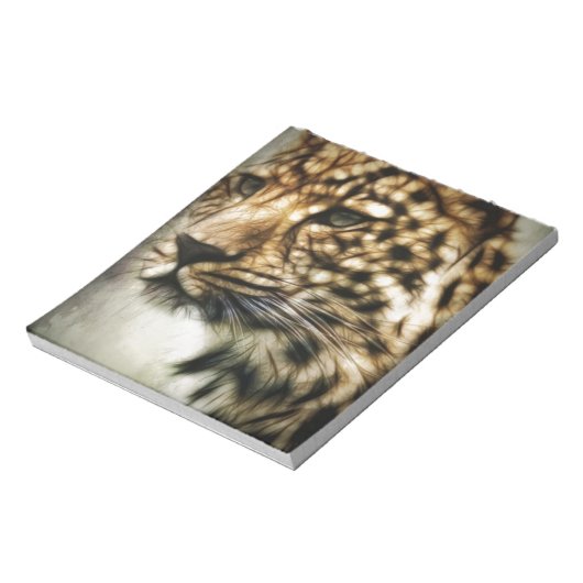 Leopardfläche Notizblock (Rotiert)