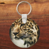 Leopardfläche Schlüsselanhänger (Vorderseite)