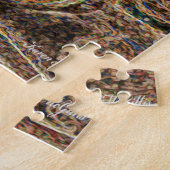 Leopardfrogsch Pop-Art Puzzle (Seite)