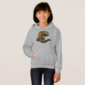 Leopardgecko-Eidechsen-Reptil Hoodie (Vorne ganz)