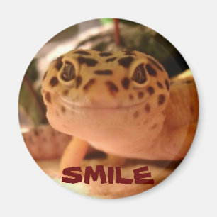 Leopardgecko-Lächeln-Magnet Magnet