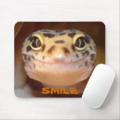 Leopardgecko-Lächeln-Mausunterlage Mousepad (Mit Mouse)