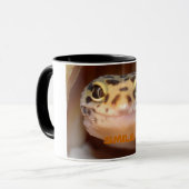 Leopardgecko-Lächeln-Tasse Tasse (Vorderseite Links)