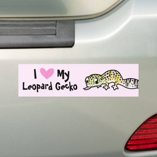 Leopardgecko-Liebe Autoaufkleber (Auf Auto)
