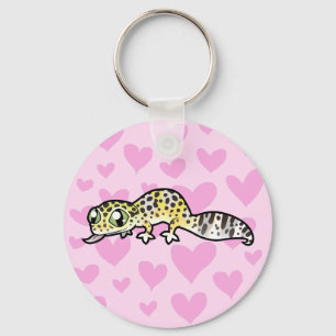Leopardgecko-Liebe Schlüsselanhänger