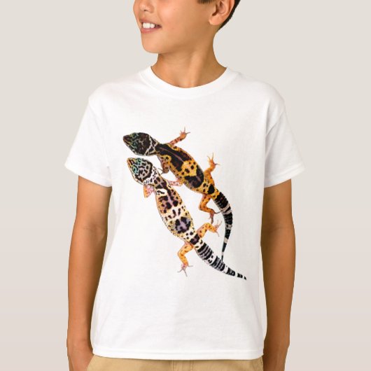 Leopardgecko Pärchen T-Shirt (Vorderseite)