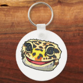 Leopardgecko Schlüsselanhänger (Vorderseite)