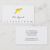 LeopardGecko Treuekarte (Vorne/Hinten)