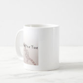 Leopardgepunkteter Gecko auf Sand Kaffeetasse (Vorderseite Links)