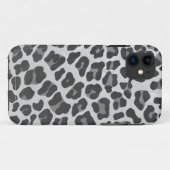 Leopardgrau und Hellgrau Druck Case-Mate iPhone Hülle (Rückseite (Horizontal))